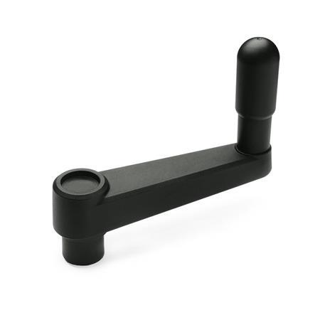 Otto Ganter Cranked Handle Plastic, GN 570.2